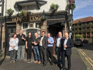 Cheers To Beer Mp Chris Matheson Raises A Glass At Award Winning