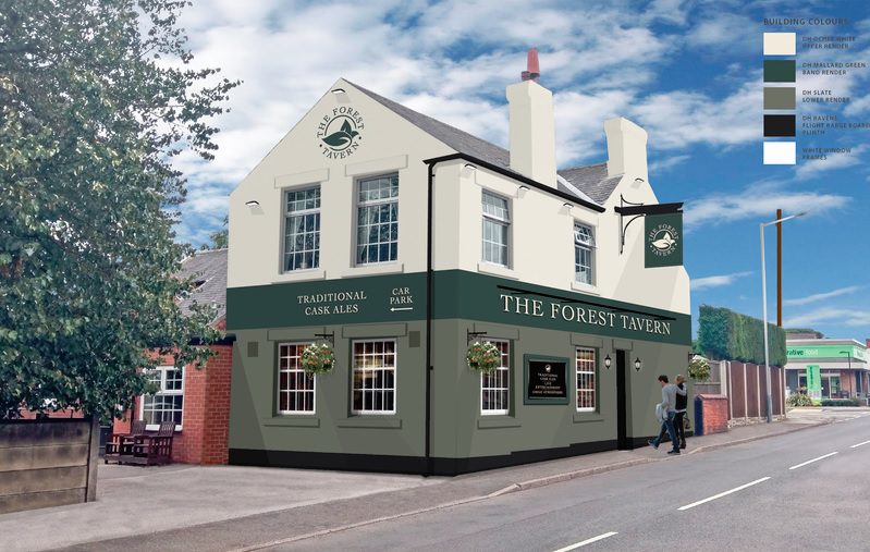 Forest Tavern, Annesley Woodhouse Admiral Taverns