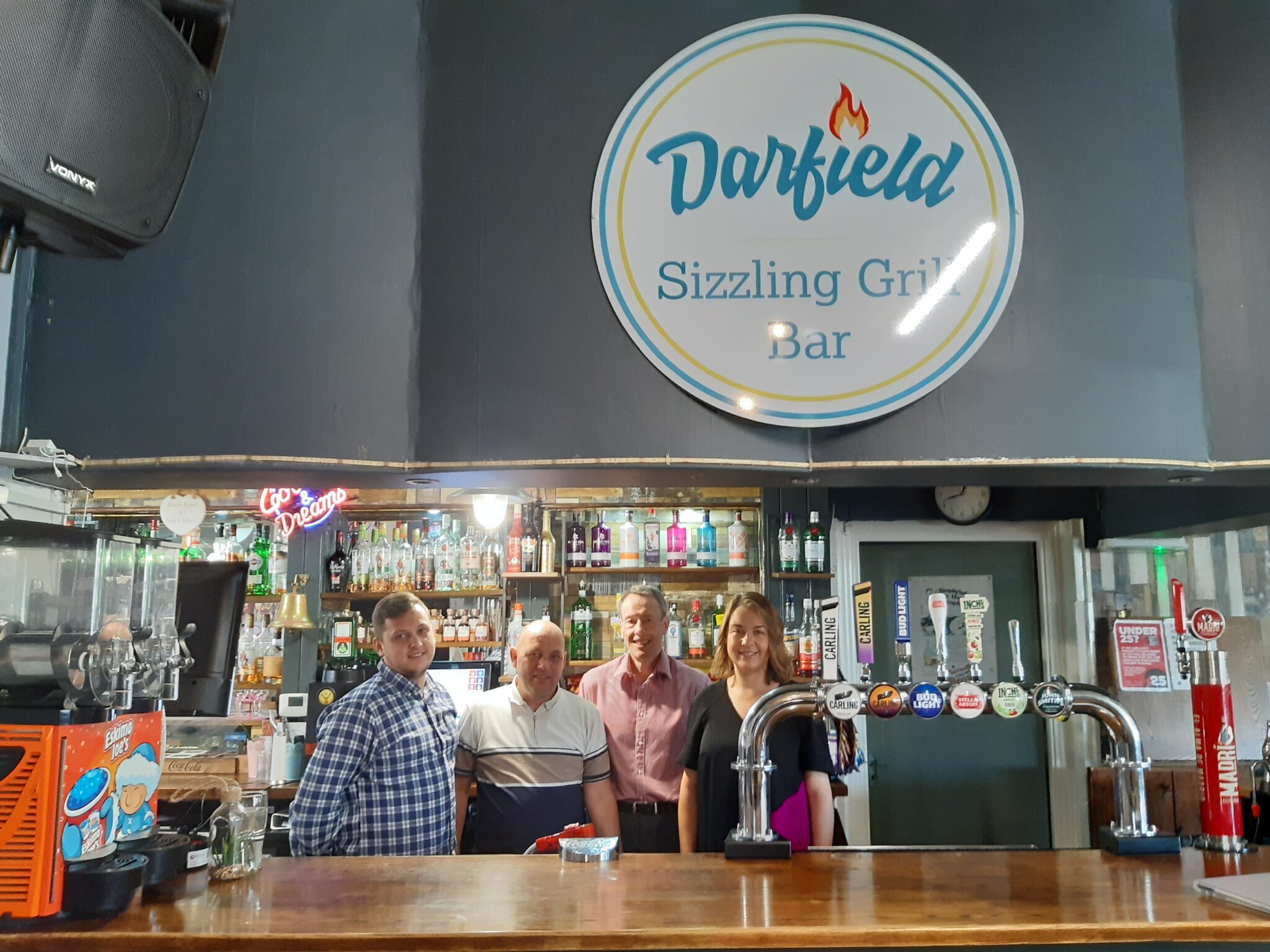 Local MP visits a community pub in Barnsley Admiral Taverns