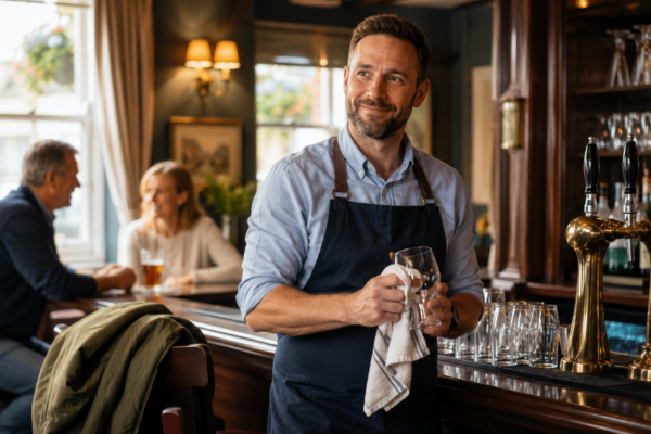 Former armed forces professional running a welcoming community pub
